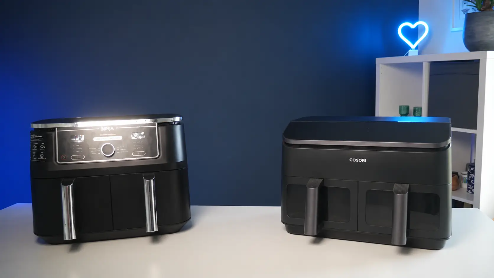 A image of Ninja Dual Zone Max vs Cosori Dual Basket